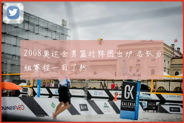 2008奥运会男篮对阵图出炉 各队分组赛程一目了然