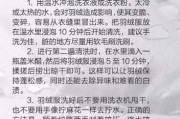 白色羽绒服脏了怎么清洗4个妙招：白色羽绒服脏了用什么洗最干净