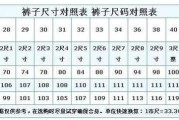 裤子尺码对照表27是多大：裤子尺码27是什么号