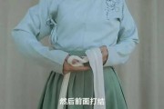 汉服一片式下裙穿法图：汉服一片式下裙穿法图片