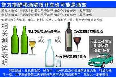 4瓶啤酒几小时吹不出来酒驾：4瓶啤酒多久能开车上路