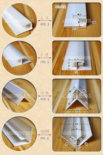 pvc吊顶阴角对接怎样切角：pvc吊顶阴阳角图片