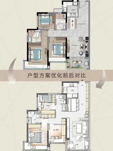 95平三室一厅装修图简装：95平三室一厅设计图纸