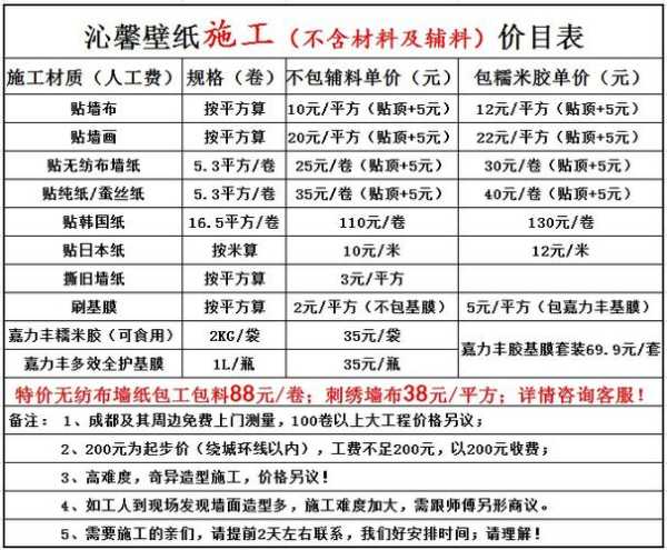 40平墙布要多少钱：40平墙布要多少钱一平